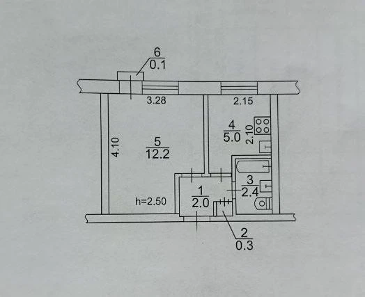 1-bedroom apartment at 76 Galiny Mazepy Street