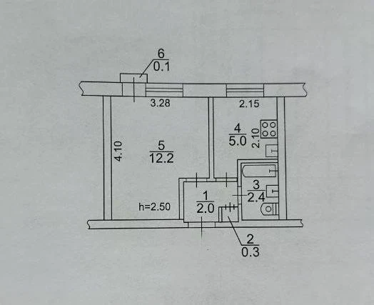 1-bedroom apartment at 76 Galiny Mazepy Street