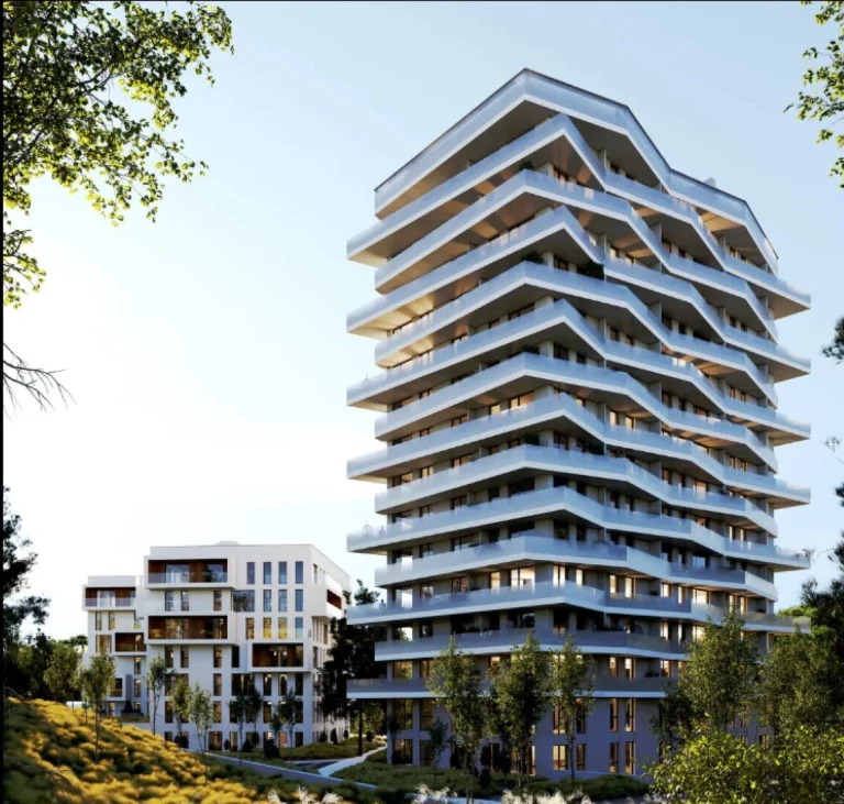 Sale of a 3-room apartment with a living room and two terraces in the Le residential complex