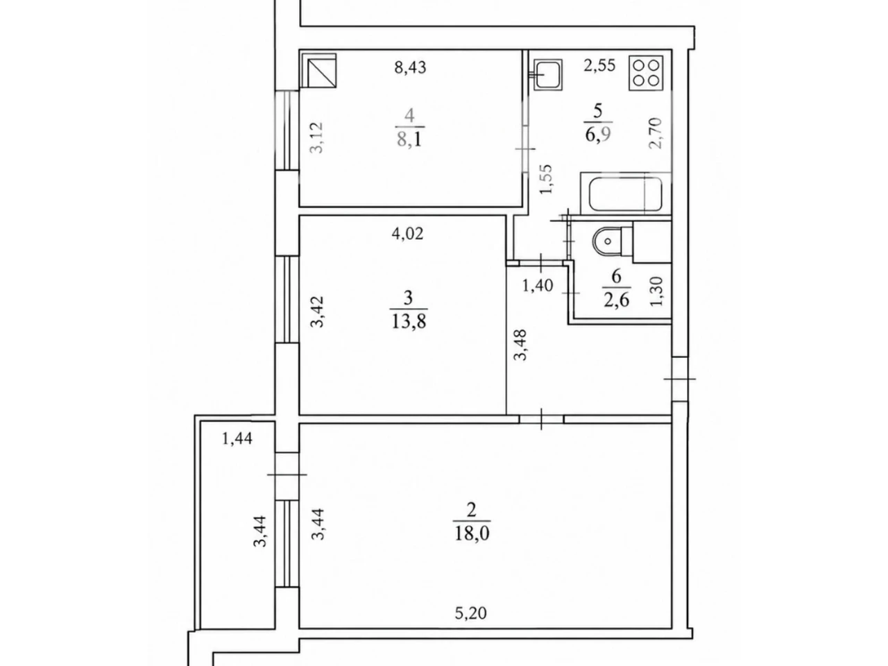 Apartment for Sale in Troschyna