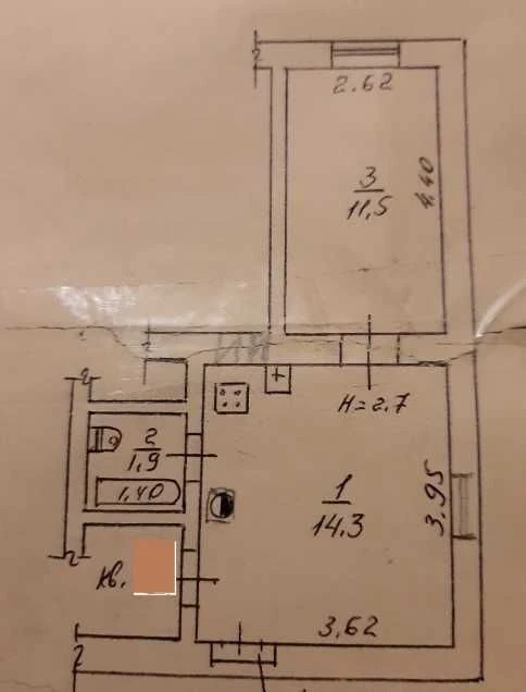 1-bedroom apartment in the Center of Odessa
