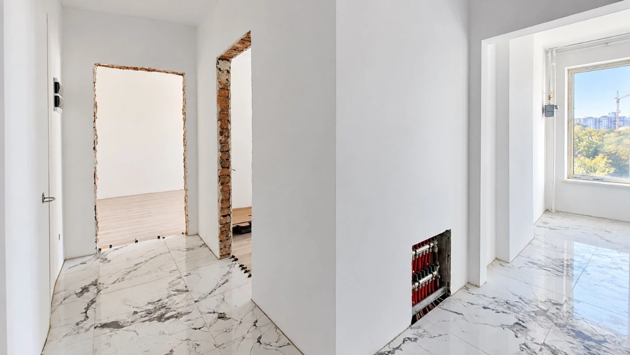 Two-bedroom apartment renovated