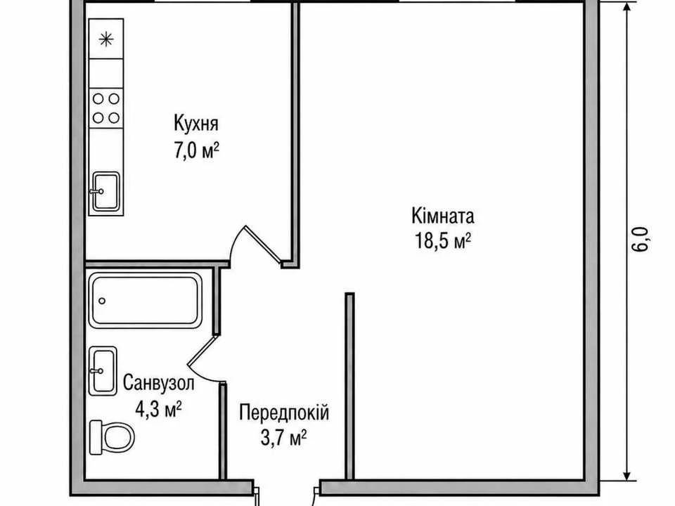 Квартира. Печерск, Кловський узвіз, 20