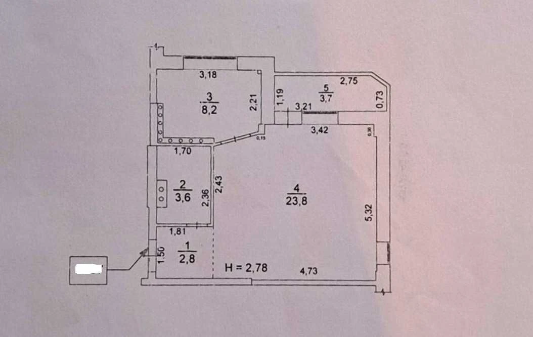 Продам 1-квартиру с ремонтом на пос.Котовского