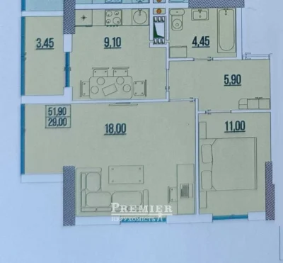 Продам 2-х ком квартиру . Район Автовокзала.