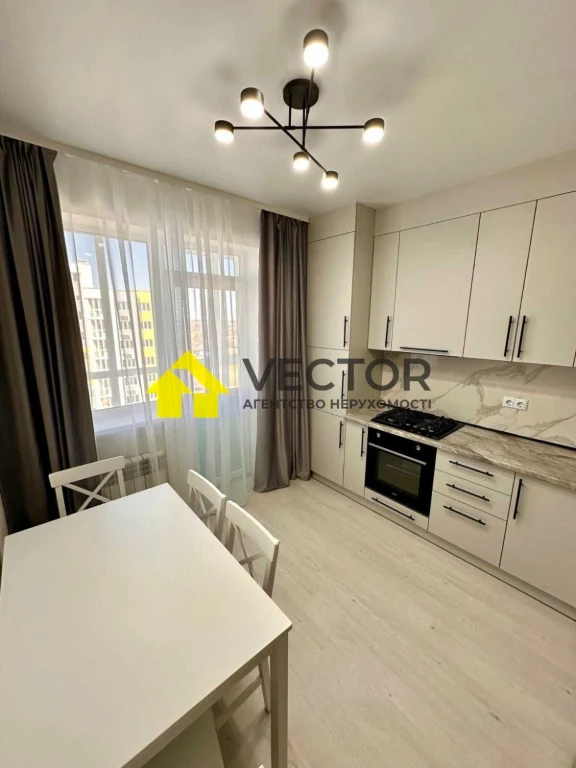 1-комнатная квартира 41 м² с ремонтом. Новостройка. Автономное отопление.