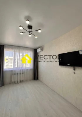 1-комнатная квартира 41 м² с ремонтом. Новостройка. Автономное отопление.