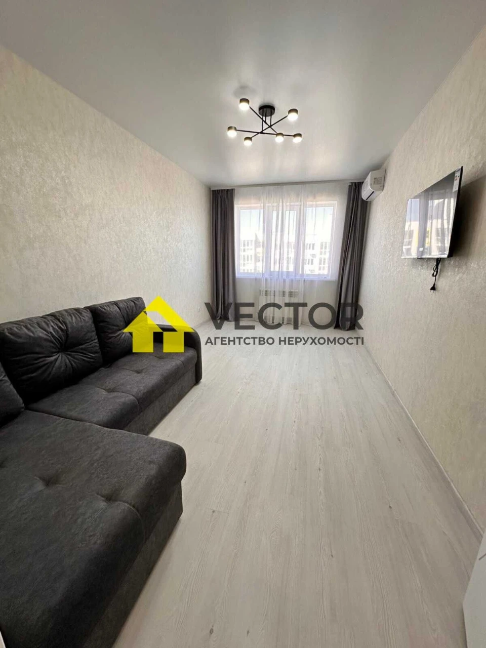 1-комнатная квартира 41 м² с ремонтом. Новостройка. Автономное отопление.