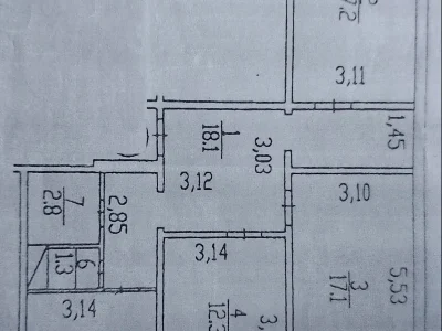 Rent 3-room apartment 84 sq m, 13/15 floor