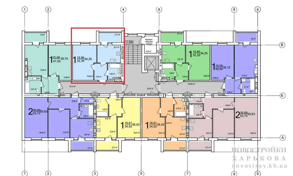 URGENT! Selling a REAL 1-room apartment, 35 sq. m., in the PTichka MV residential complex.