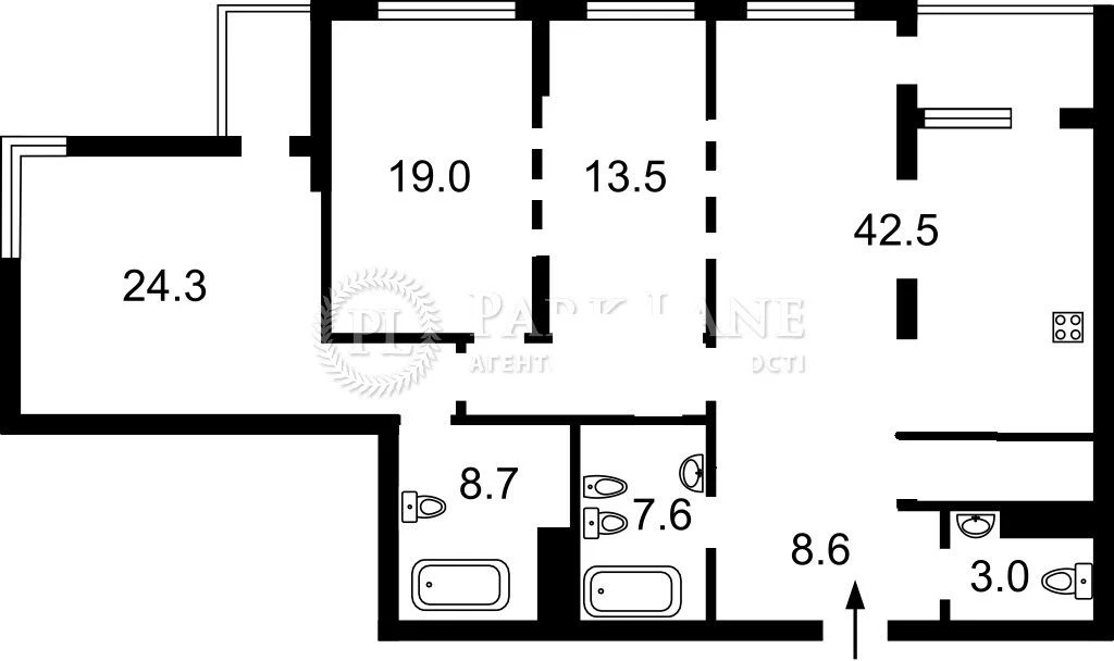 Sale of apartment on Саксаганського Street 37k in Kyiv / W-7474589