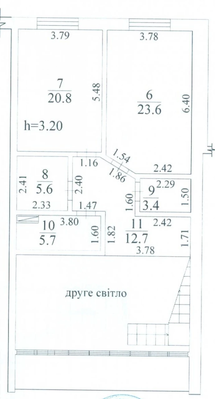 Продається 3-кімнатна квартира! Кухоня-вітальня з 6-ти метровими вікнами!