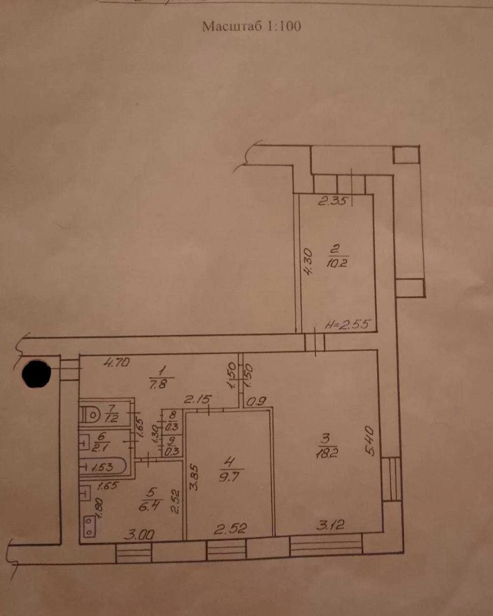 Продається 3-кімнатна квартира, Холодногірський район, вул. Івана Минайленко, 4