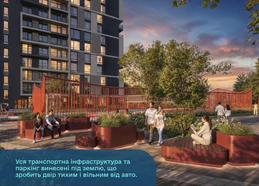 Sale of a 2-bedroom apartment in a cozy residential complex from the developer!