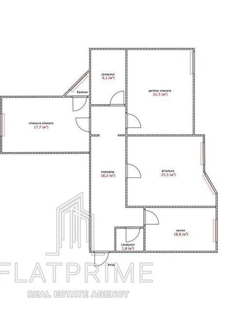 Sale of 3-room apartment 111.5 sq. m. on Samiyla Kishky 7A street • ID