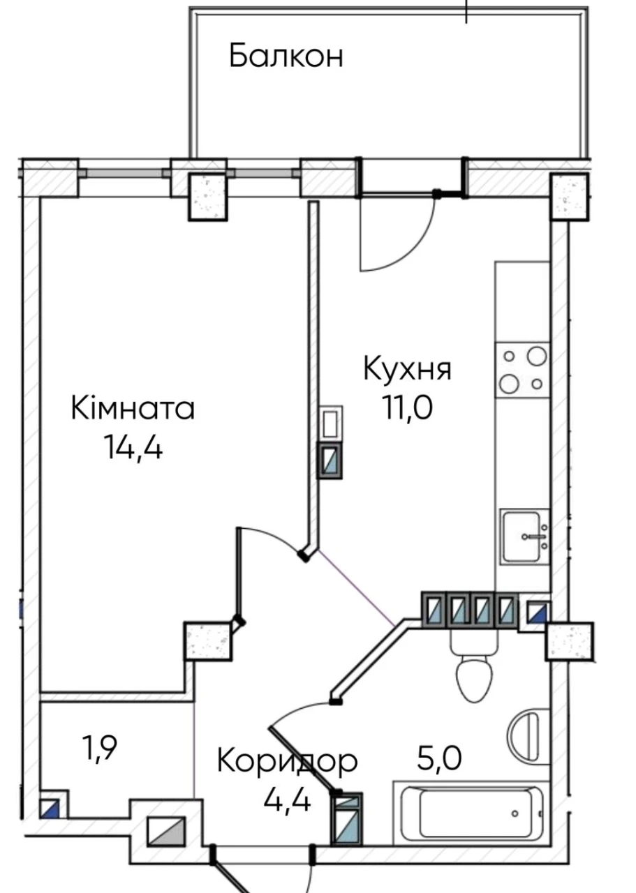 Selling apartment for $13,000 initially and for 36 months.