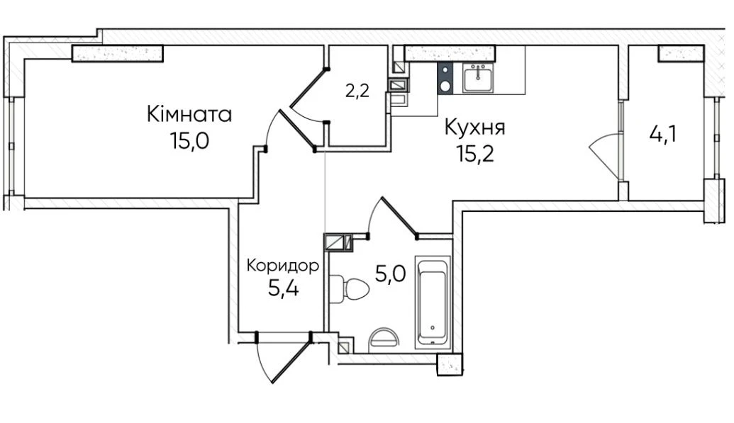 Selling apartment for $13,000 initially and for 36 months.