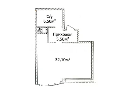 Однокімнатна квартира в новому зданому житловому комплексі ЖК «Чотири Сезони»