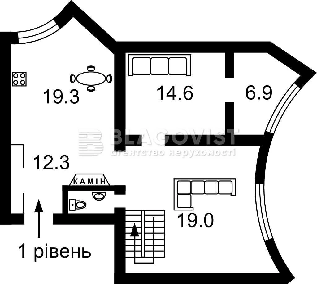 Sale of a 4-room apartment in Oasis residential complex, Volodymyr Avenue