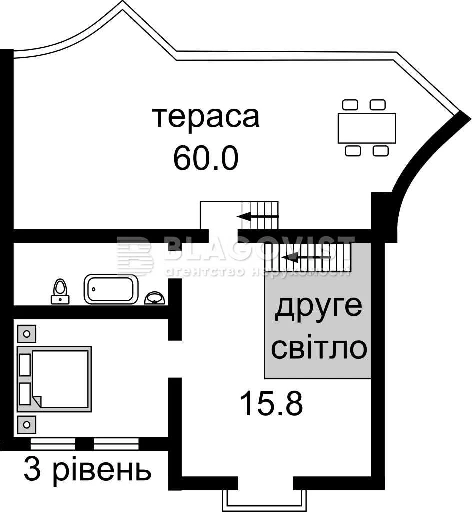 Sale of a 4-room apartment in Oasis residential complex, Volodymyr Avenue