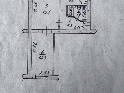 Apartment. Zaporizhzhia, Voiskbud Street