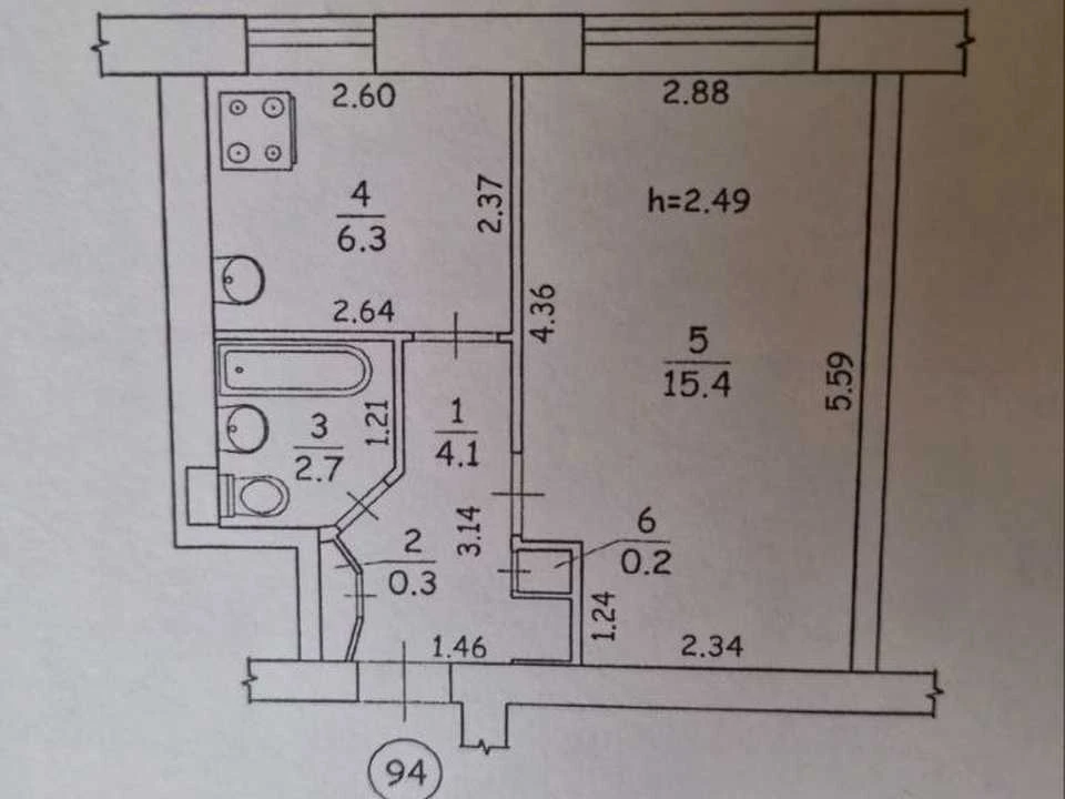 Apartment. Akademika Vernadskogo Blvd.