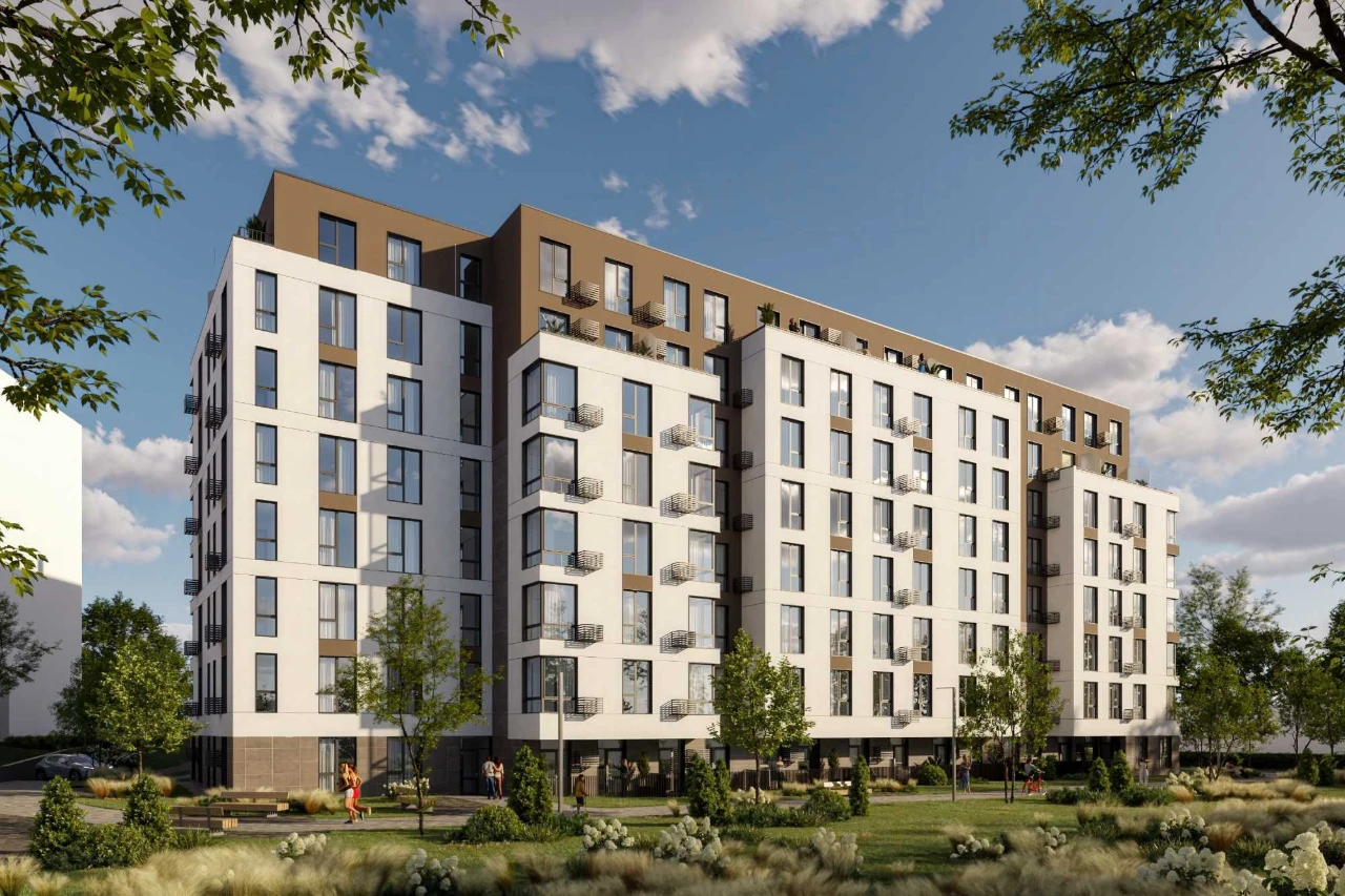 1-bedroom apartment for sale in the "Parus ONE" residential complex