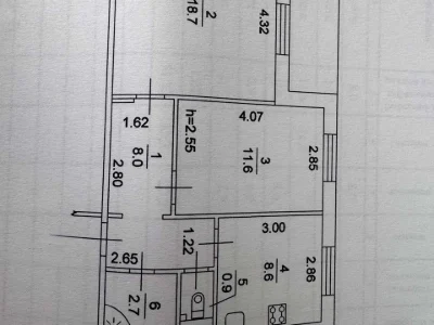 Apartment. Zaporizhya, Voiskbud st.