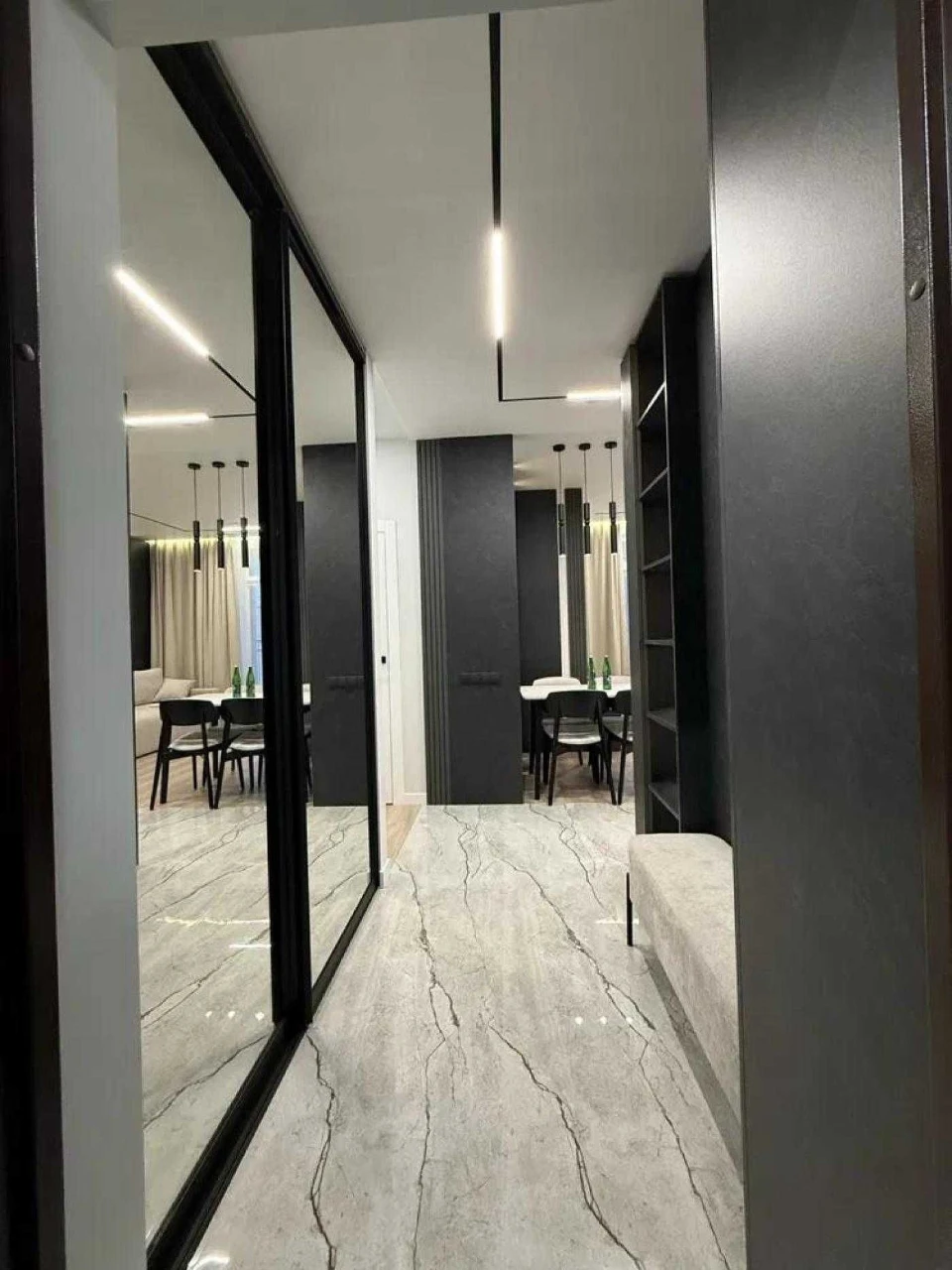 Sale of a 2-room apartment with renovation and furniture on the street