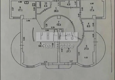 Квартира 3-кімнатна в ЖК "Тріумф", вулиця Звіринецька, 59