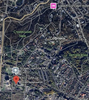 One-bedroom apartment for sale, Kozelnytska Street