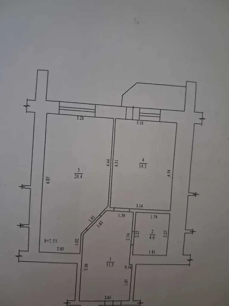 Sale of a 1-room apartment, 53 m2. New building, Levada No.