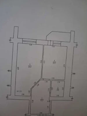 Sale of a 1-room apartment, 53 m2. New building, Levada No.