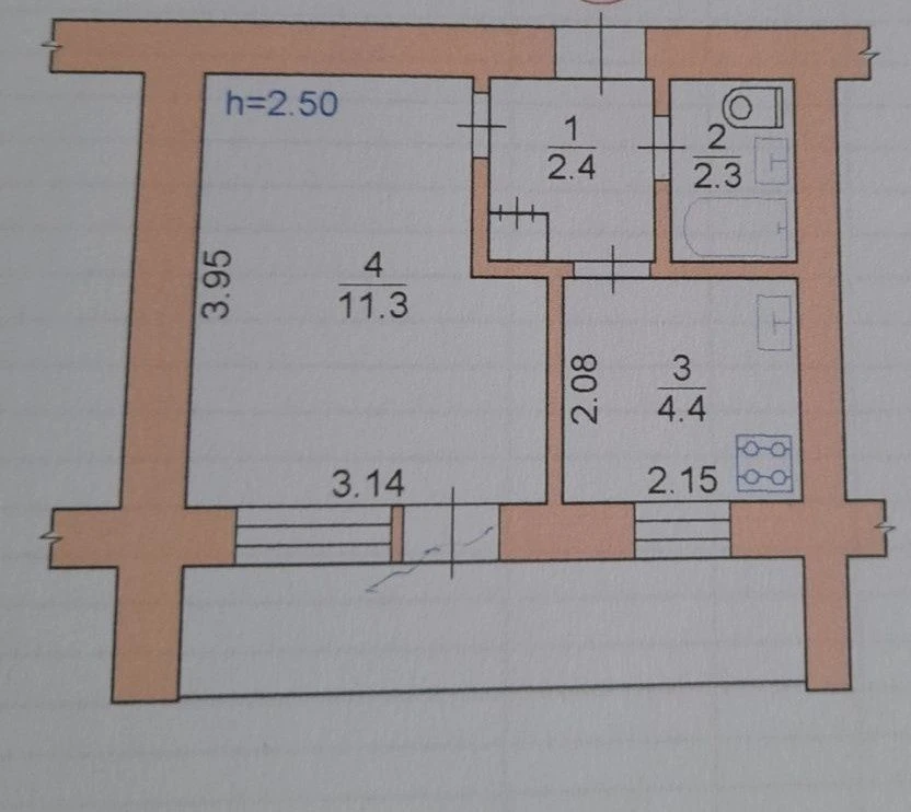 One-bedroom apartment on Polish Street