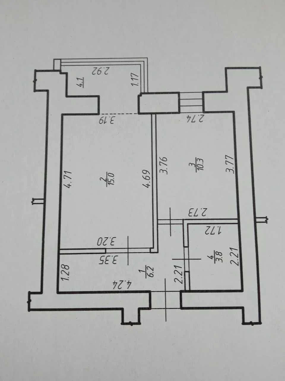 Sale of a 1-bedroom apartment in the "Parkove Misto" residential complex