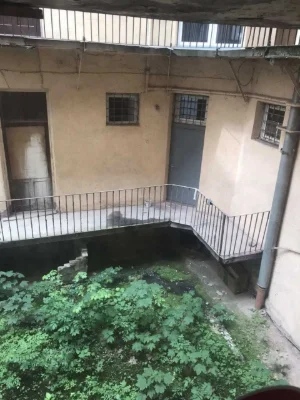 2 room apartment in Austrian building, street