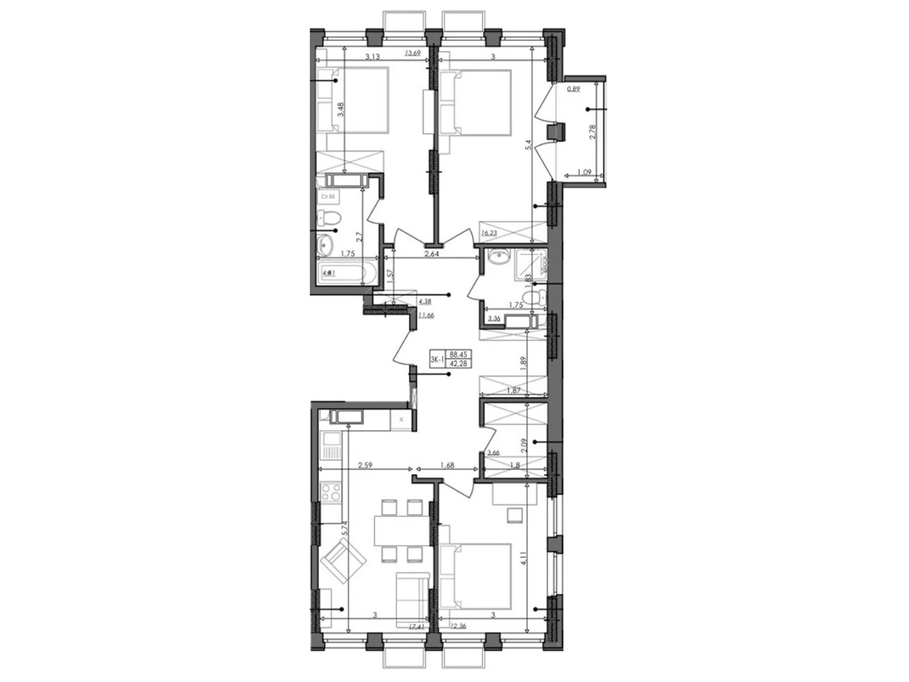 Продажа Квартира Голосеевский