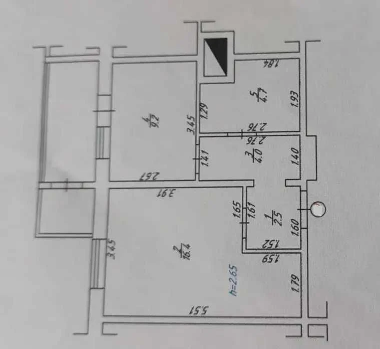 Sale of a 1-bedroom apartment, 42 sq m, Independent gas heating, New building