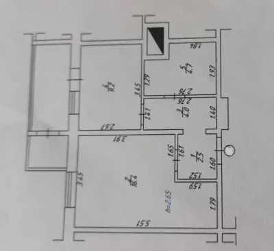 Sale of a 1-bedroom apartment, 42 sq m, Independent gas heating, New building