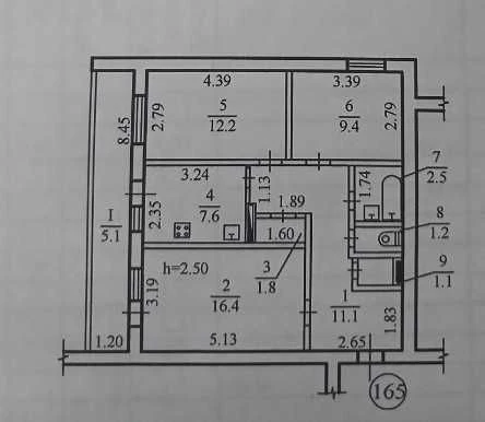 Продам 3к квартиру 68,4 кв.м. ул. Новокрымская (р-н Титова).