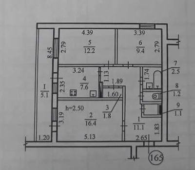 Продам 3к квартиру 68,4 кв.м. ул. Новокрымская (р-н Титова).