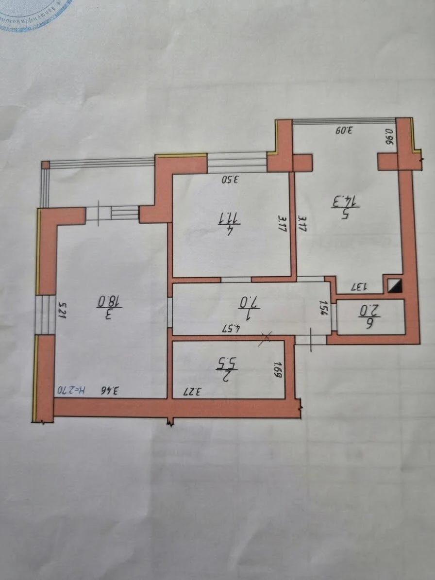 2-room apartment, Shuhevych Street