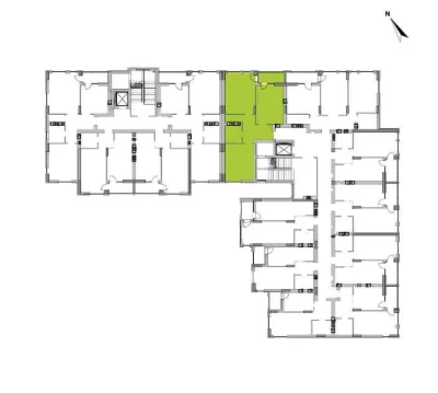 2-квартира 70,56 м² в ЖК Evening от РІЕЛ, Львов (БЕЗ КОМ