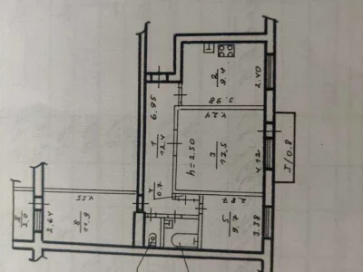 Apartment. Dnipro, residential area Topola-2, street.