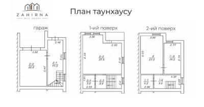 ПРОДАЖ таунхаусів  вул. Загірна (Шевченківський район Львова