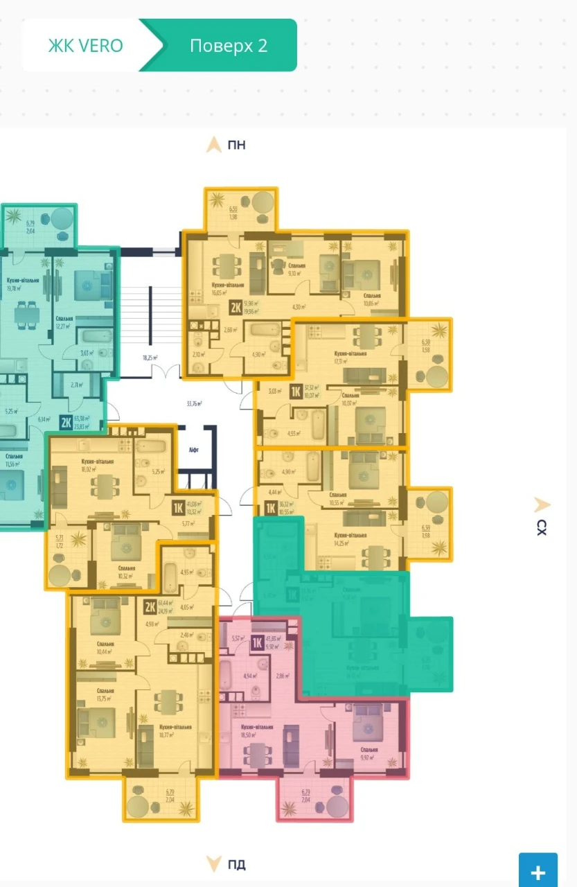 1-room apartment. New building. Without commission. Gas heating. Street Stryi