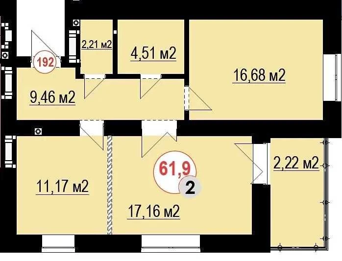 Продажа 2-комнатной квартиры в ЖК "Віденський" | Готова к ремонту