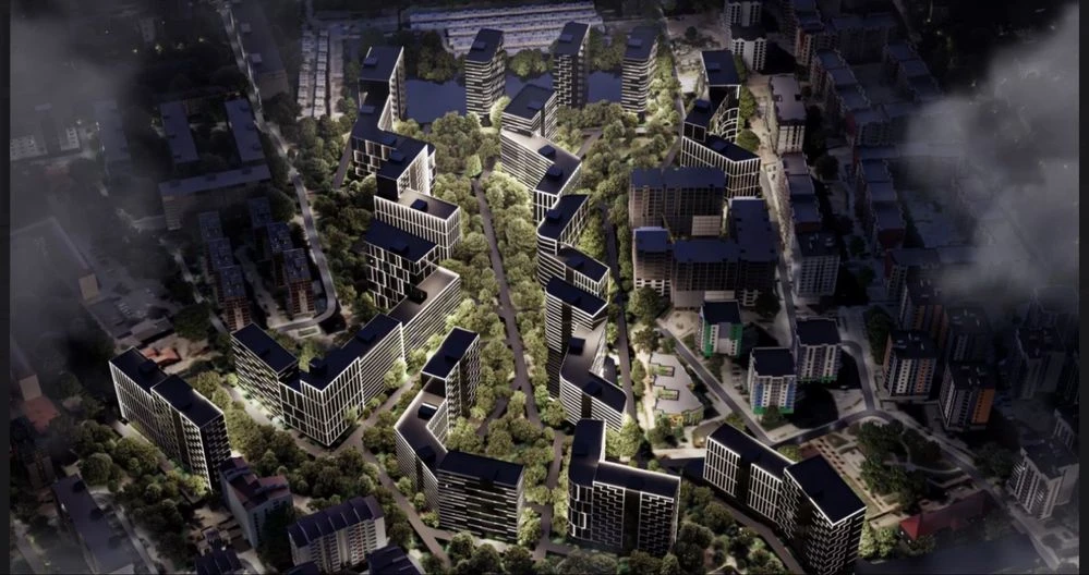 1-комнатная квартира с балконом в ЖК City by blago