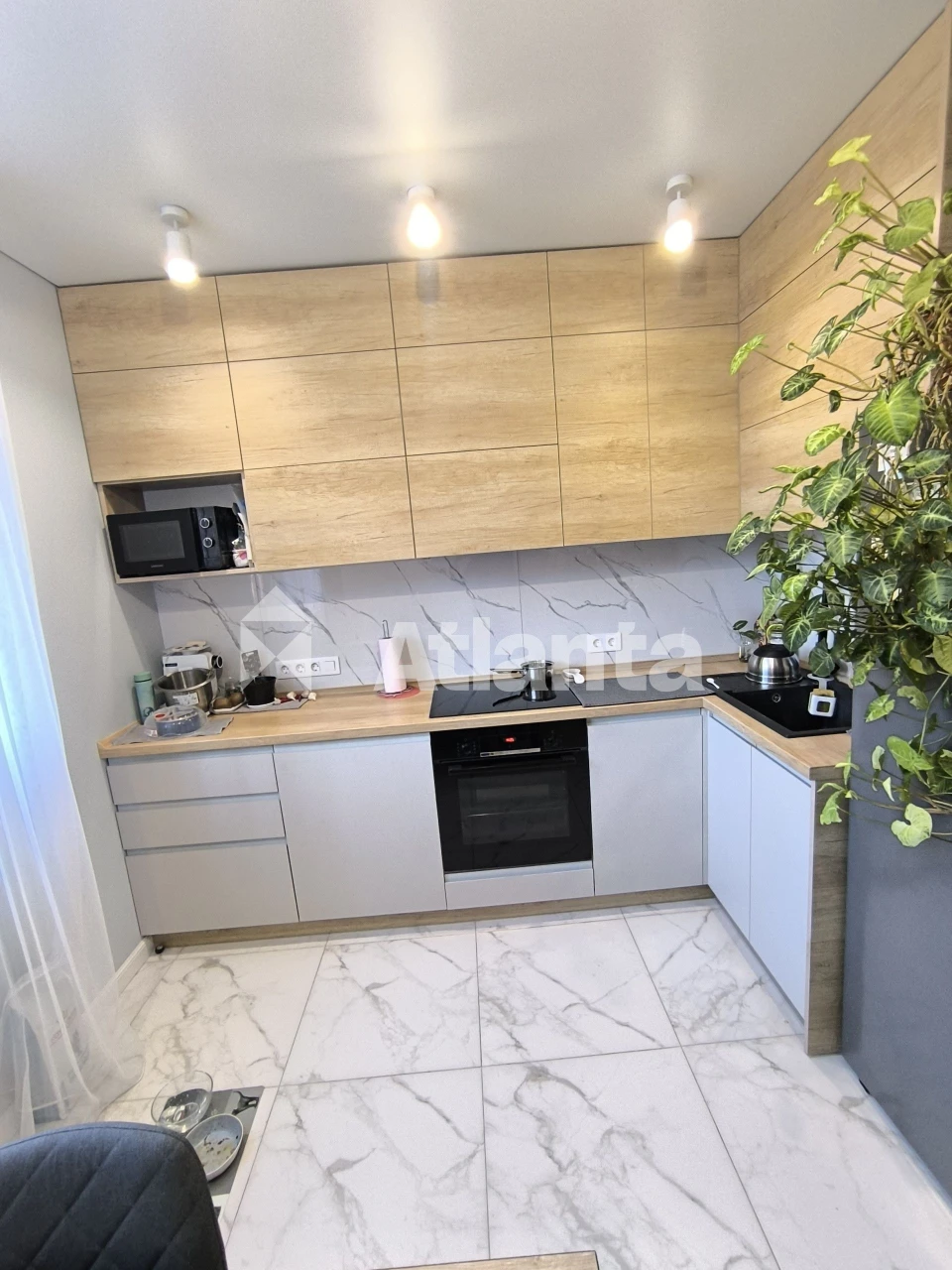 2-bedroom apartment in a new residential complex "Real Park" with renovation and furniture