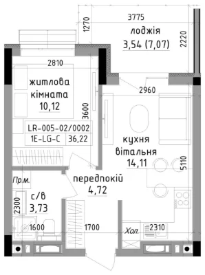 Продаж однокімнатної квартири